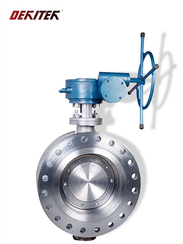 duplex-steel-worm-gear-eccentric-flanged-butterfly-valve
